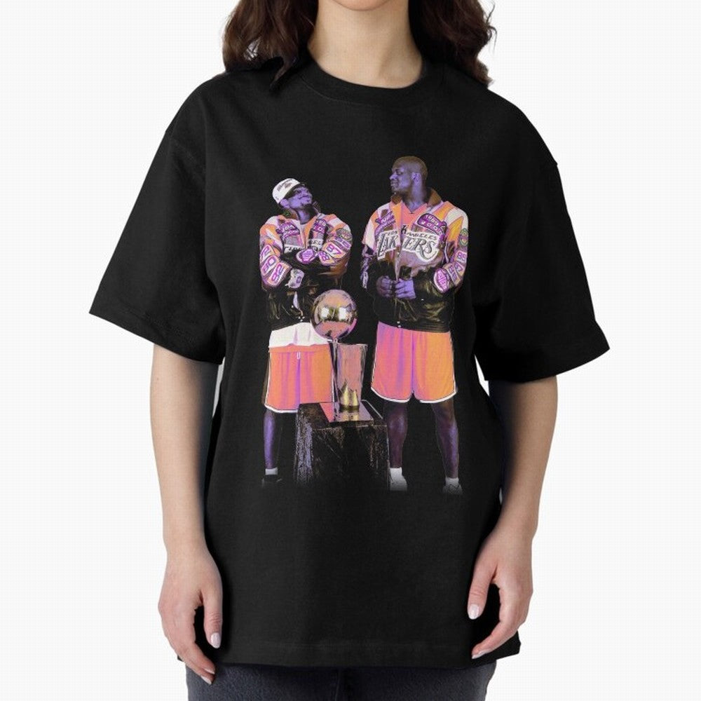 kobe Shaq Oversized T-Shirt Oversized T-Shirt Celebrate the Stars of the FIFA World Cup 2026 USA Canada Mexico Journey through Messi, Neymar and Mbappe Highlights, France and Portugal Pride, Classic Soccer Heritage, Championship Pressure, Fan