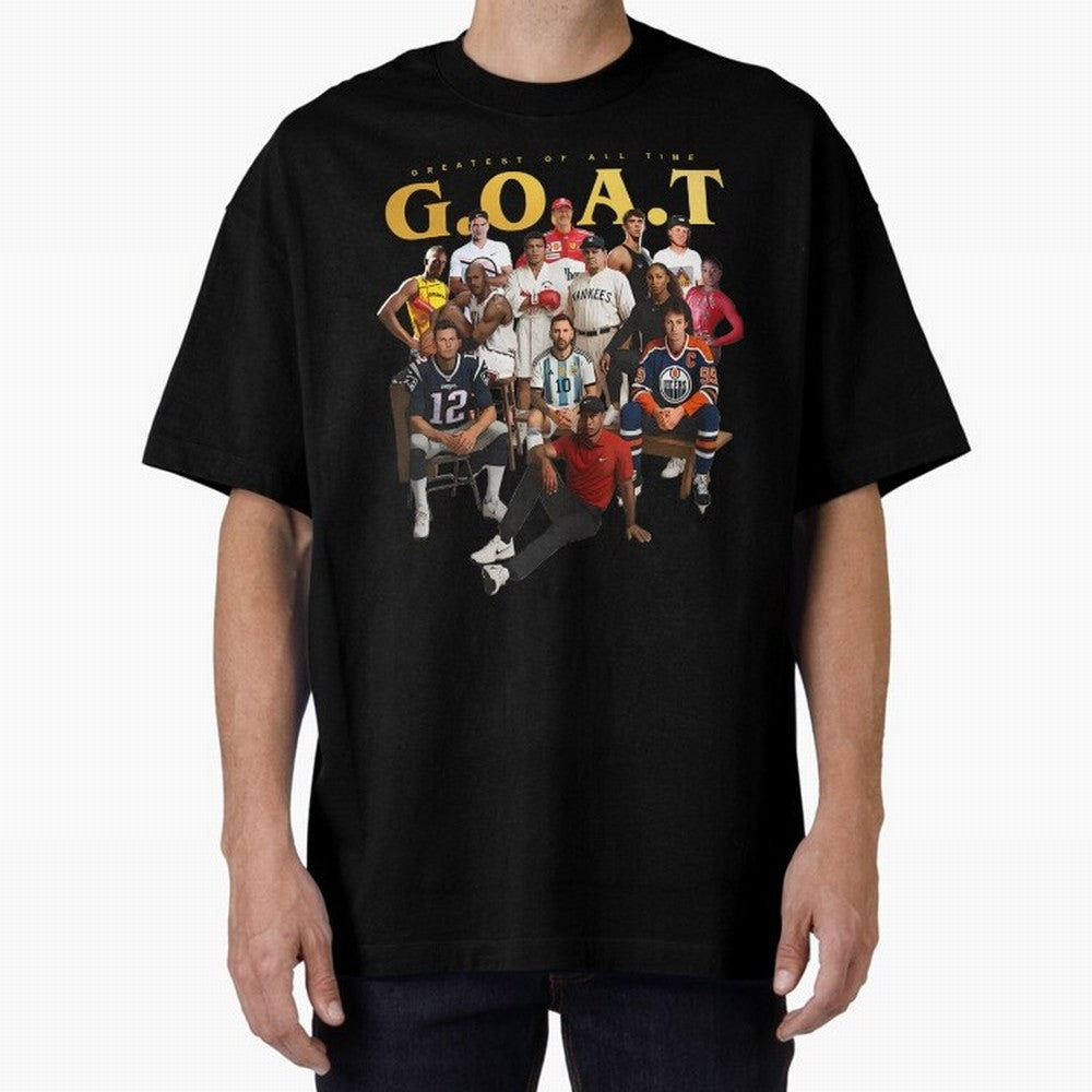 GOAT of all Sports Essential T-Shirt Remember Iconic Moments from the FIFA World Cup 2026 Group Stage Journey through Haaland Highlights, Portugal, Spain and Germany Pride, Soccer Culture, Superstar Moments, National Team Dreams and Competitive
