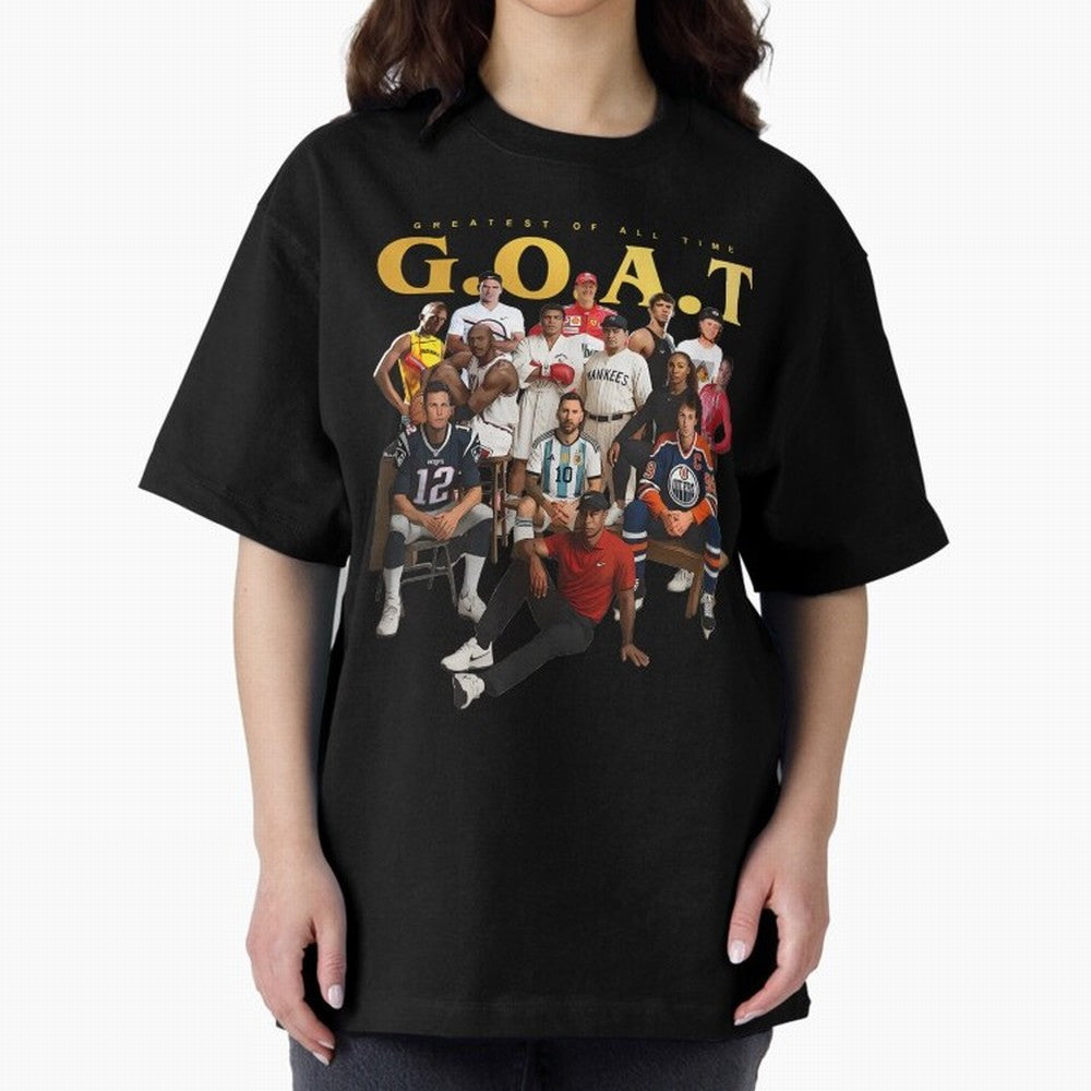GOAT of all Sports Essential T-Shirt Remember Iconic Moments from the FIFA World Cup 2026 Group Stage Journey through Haaland Highlights, Portugal, Spain and Germany Pride, Soccer Culture, Superstar Moments, National Team Dreams and Competitive