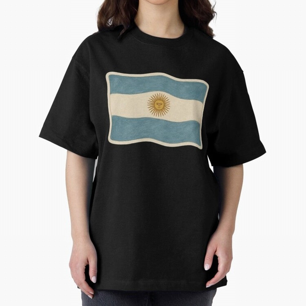 Argentina Flag Classic Sun of May National Design Classic T-Shirt Treasure FIFA World Cup 2026 Group Stage Capturing Mbappe and Neymar, Argentina and Brazil Energy, Fan Favorite Moments, National Team Passion, Big Match Drama and Soccer History;