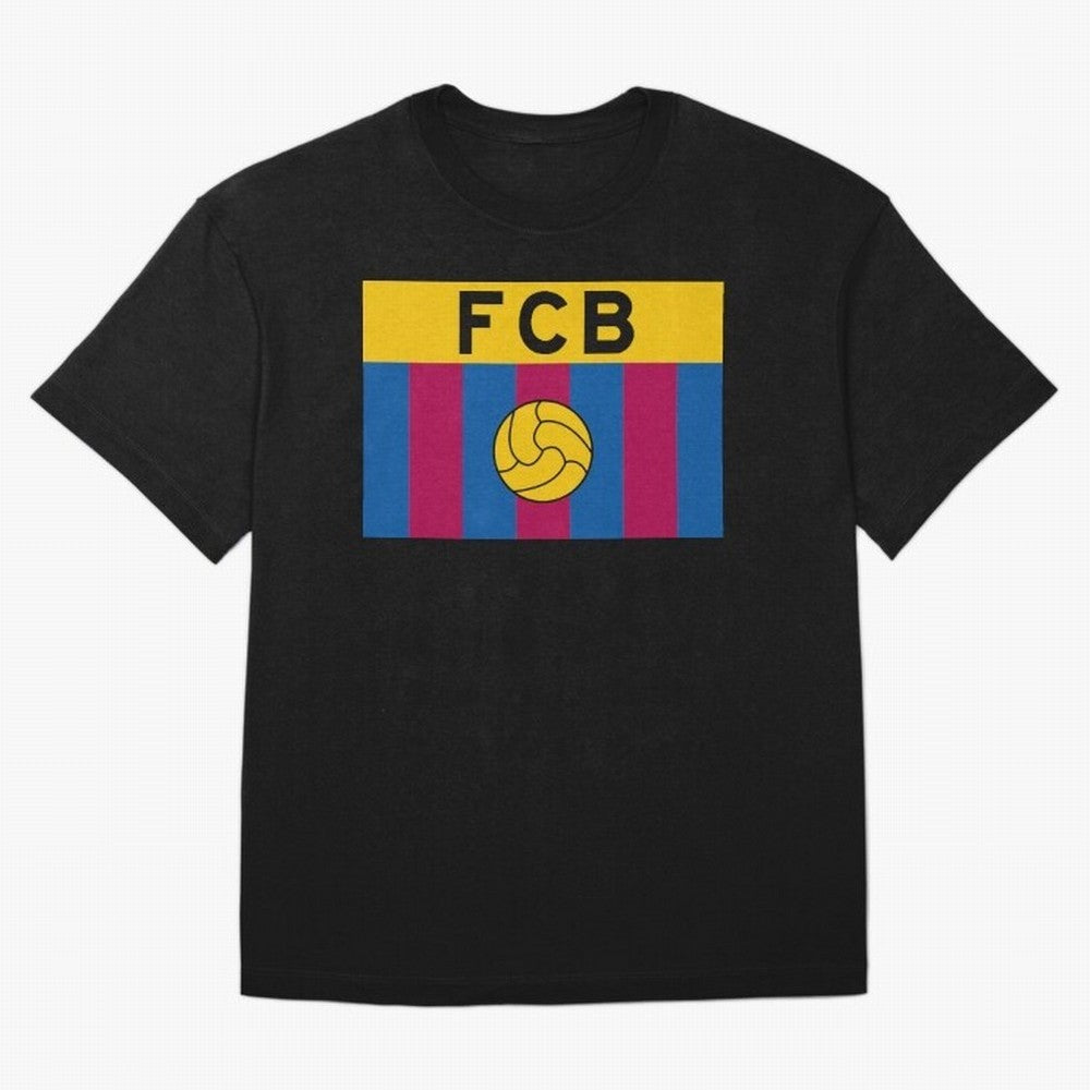 FCB FLAG Classic T-Shirt Bring Global Tournament Vibes to Global Football Passion for FIFA World Cup 2026, Made for CR7, Brazil, Supporter Pride, Iconic Celebrations, Legendary Names and Global Match Day Energy; Ideal for Football Dads, Football