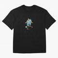 Dynamic Soccer Player Illustration ¨C High-Energy Football Art Classic T-Shirt Bring Bold Fan Energy to FIFA World Cup 2026 Group Stage for Fans of Messi and England, Bringing Tournament Hype, Historic Matchups, Family Viewing Parties and Global