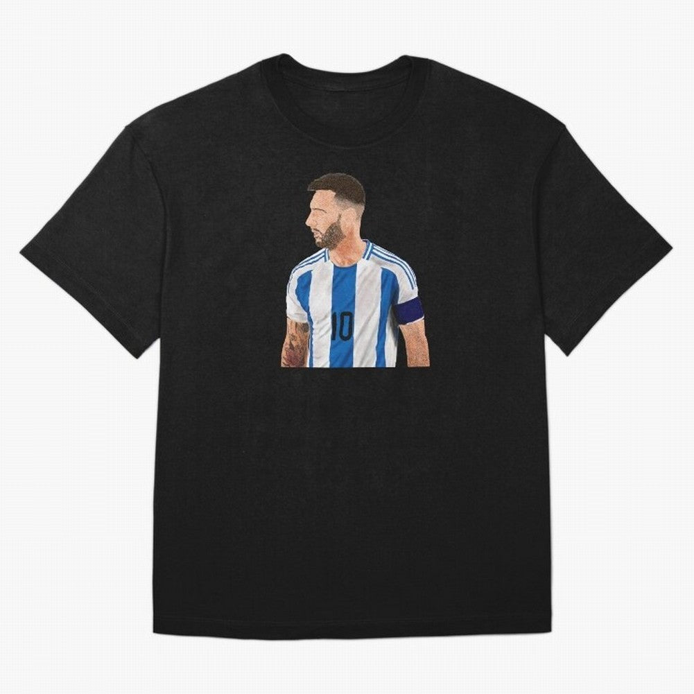 Messi em pintura digital Classic T-Shirt Bring Bold Fan Energy to FIFA World Cup 2026 for Fans of Haaland and Argentina and Brazil, Bringing Stadium Memories, Football Loyalty, International Chants and Championship Tradition; Ideal for Passionate