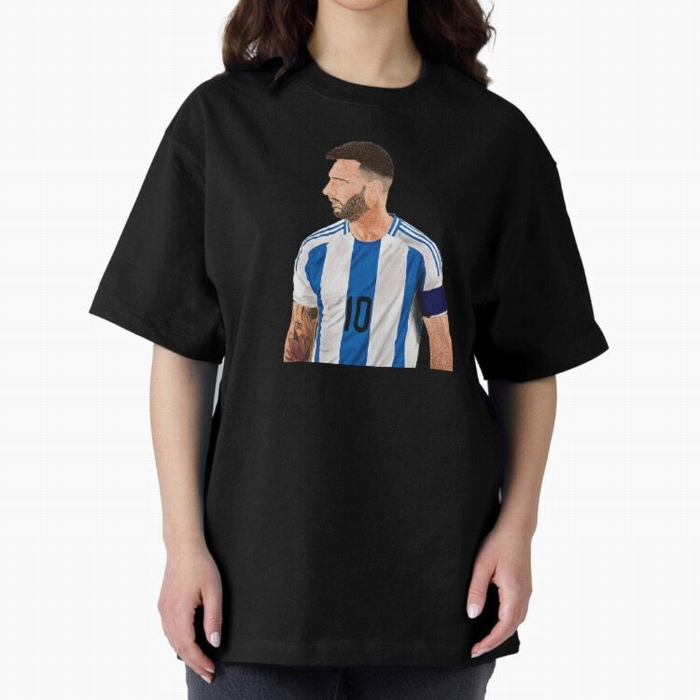 Messi em pintura digital Classic T-Shirt Bring Bold Fan Energy to FIFA World Cup 2026 for Fans of Haaland and Argentina and Brazil, Bringing Stadium Memories, Football Loyalty, International Chants and Championship Tradition; Ideal for Passionate