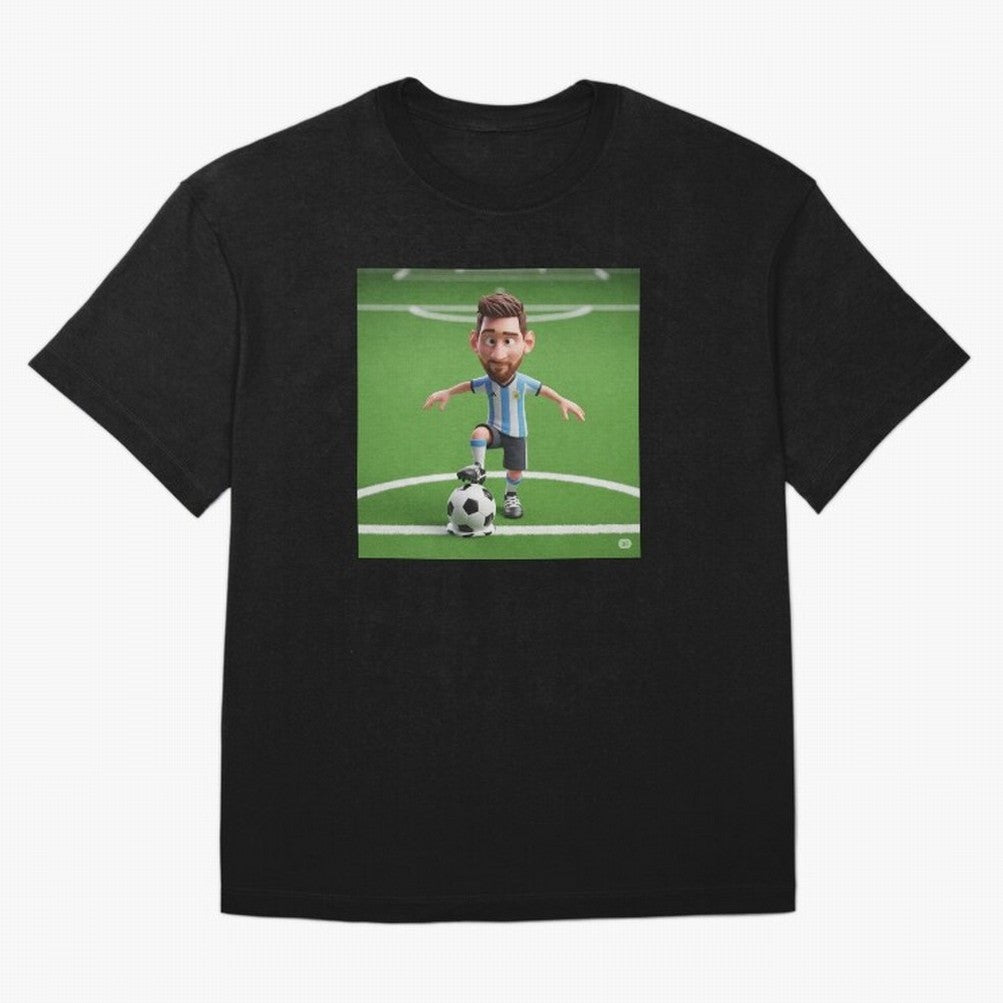 Football Oversized T-Shirt Mark Match Day Hype around FIFA World Cup 2026 USA Canada Mexico, Messi, Argentina and Brazil, Football Passion, Legendary Performances, Festival Vibes and Supporter Community; Built for Supporters Chasing Trophy Dreams,