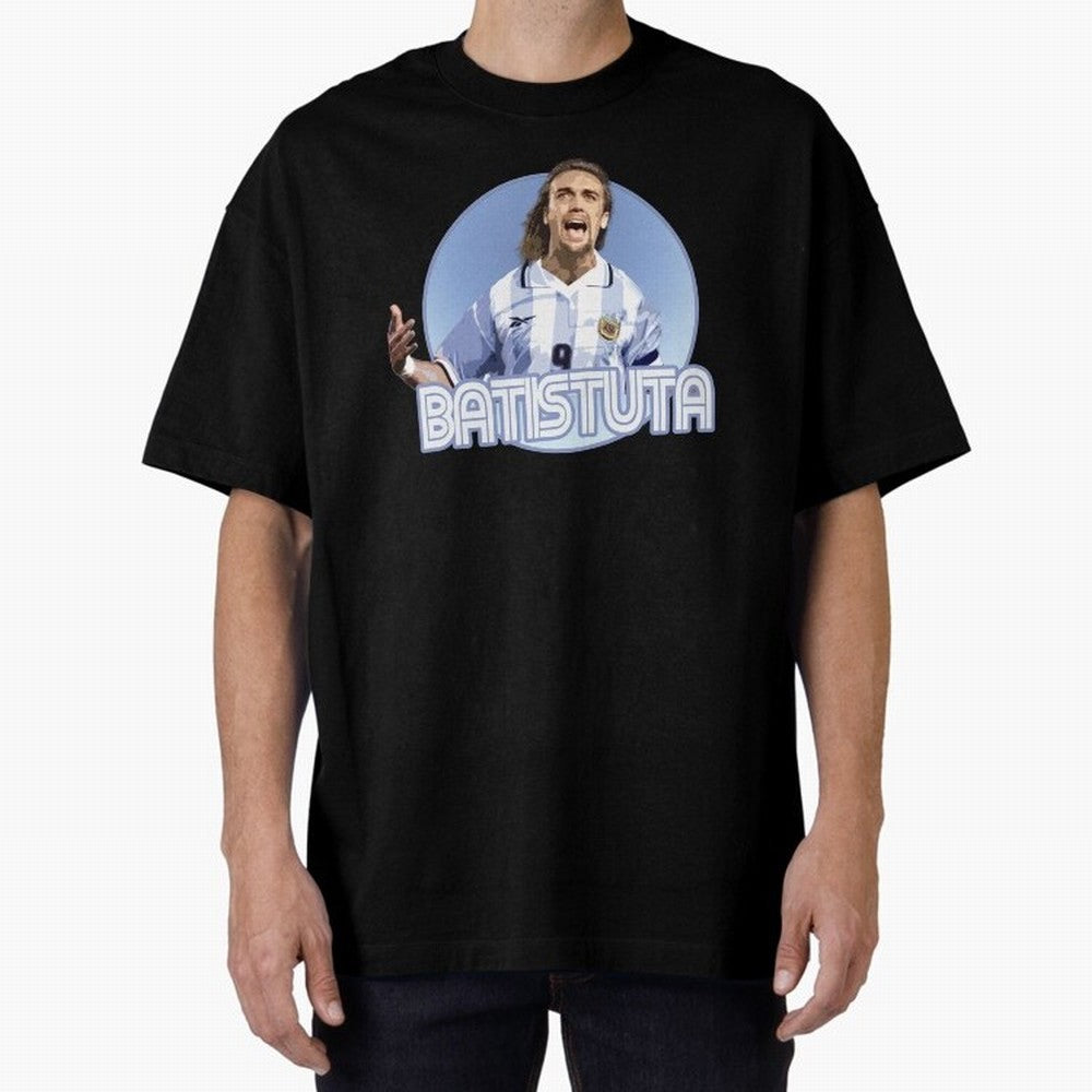 Batistuta - Classic T Shirt Classic T-Shirt Follow the Final Road of Global Football Passion for FIFA World Cup 2026 Group Stage, Built around Haaland, Brazil, Vintage Soccer Flavor, Modern Football Stars, National Flags and Final Night Emotion;