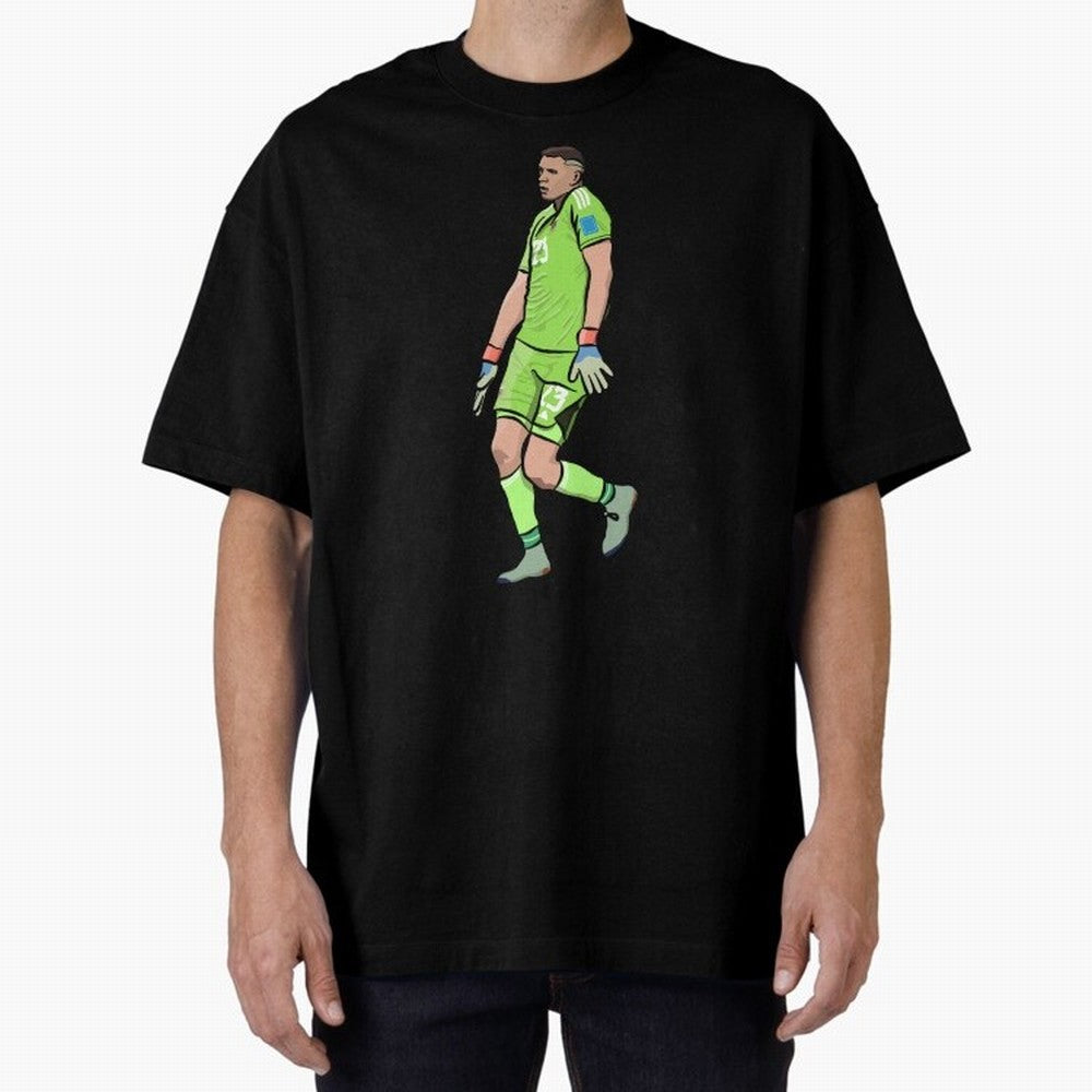 Emi Dibu Martinez Dance Celebration Classic T-Shirt Relive FIFA World Cup 2026 USA Canada Mexico Spirit, Celebrating England, France and Netherlands, Neymar, Vintage Soccer Flavor, Modern Football Stars, National Flags and Final Night Emotion;