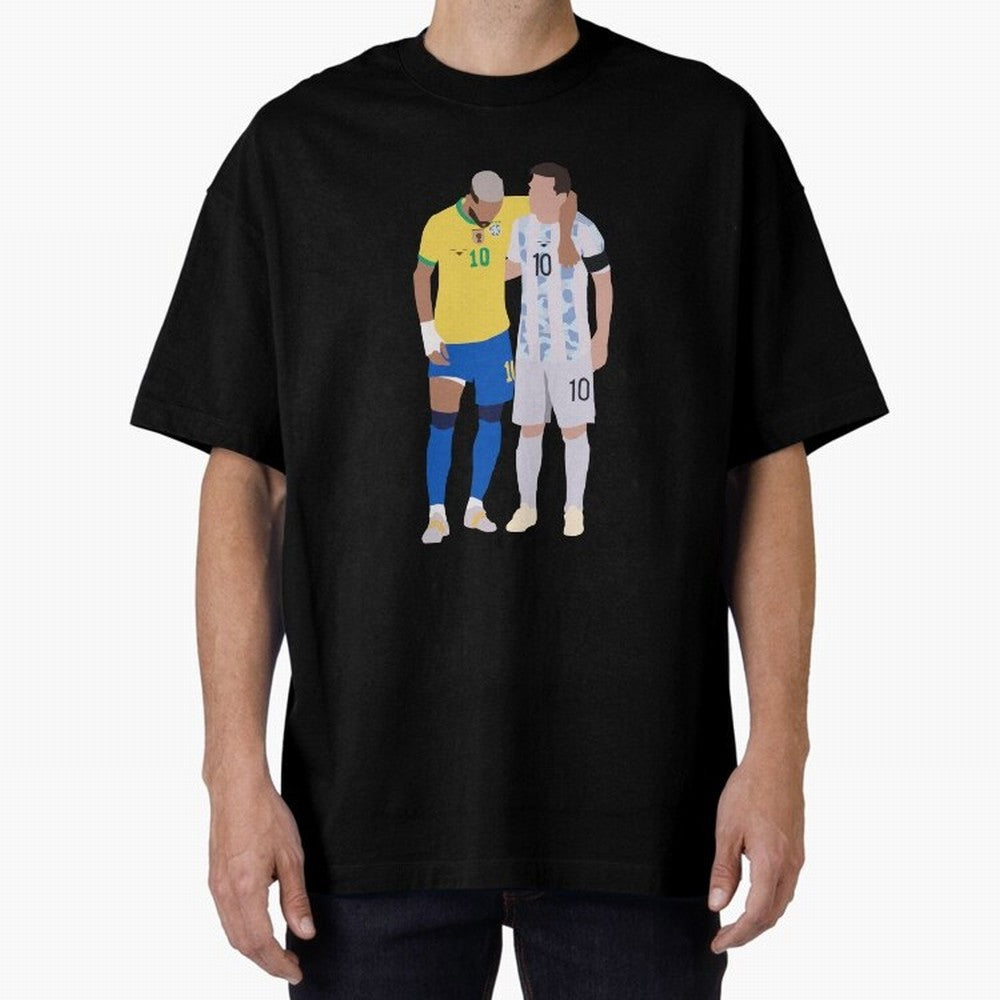 Messi and Neymar Copa America Friends Classic T-Shirt Support the Legends of the FIFA World Cup 2026 Group Stage Journey through Messi, CR7 and Mbappe Highlights, Spain and Netherlands Pride, Soccer Culture, Superstar Moments, National Team Dreams