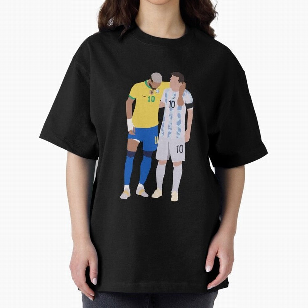 Messi and Neymar Copa America Friends Classic T-Shirt Support the Legends of the FIFA World Cup 2026 Group Stage Journey through Messi, CR7 and Mbappe Highlights, Spain and Netherlands Pride, Soccer Culture, Superstar Moments, National Team Dreams