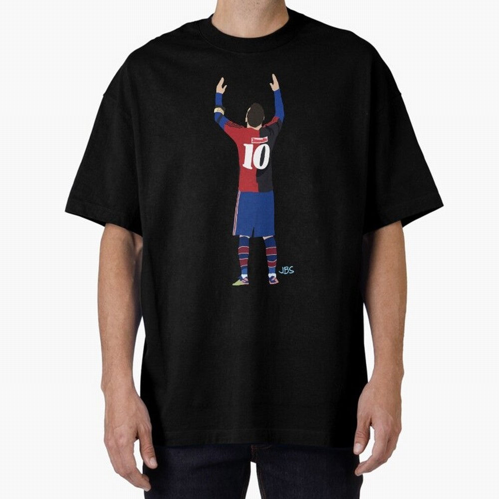 Lio tribute to Diego 10 Oversized T-Shirt Carry the Colors and Pride of Global Football Passion for FIFA World Cup 2026, with Messi, Spain and Netherlands, Tournament Hype, Historic Matchups, Family Viewing Parties and Global Sports Pride; Ideal