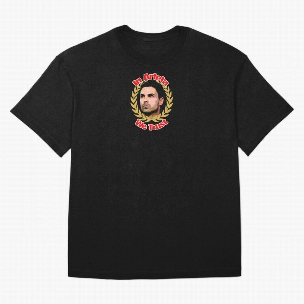 Arsenal - In Arteta We Trust Classic T-Shirt Show Fan Pride Across the FIFA World Cup 2026 Journey through Cristiano Ronaldo, Haaland and CR7 Highlights, Portugal, Spain and Germany Pride, Tournament Hype, Historic Matchups, Family Viewing Parties