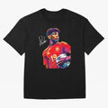 Lamine Yamal Wpap Art Classic T-Shirt Capture Stadium Memories from the FIFA World Cup 2026 Group Stage Journey through Messi and Cristiano Ronaldo Highlights, Spain Pride, Retro Football Energy, Iconic Rivalries, Trophy Chase Drama and Stadium