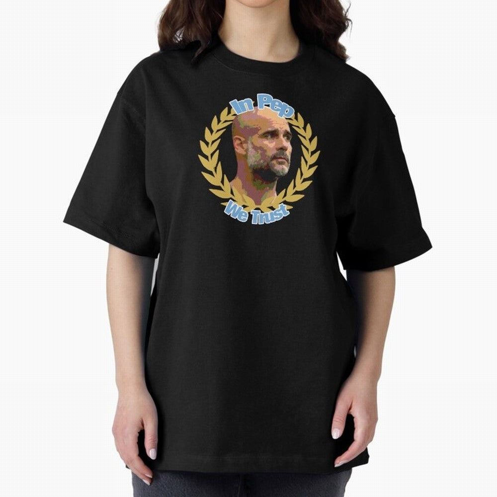 Manchester City - In Pep We Trust Classic T-Shirt Carry National Pride through Match Day Hype around FIFA World Cup 2026, Messi, England, Football History, Final Match Energy, Crowd Noise and Once in a Lifetime Moments; Built for Supporters Chasing