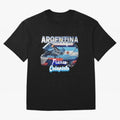 5306 Colapinto Helmet Argentina Oversized T-Shirt Support Your Favorite Stars during FIFA World Cup 2026 for Fans of Mbappe and Neymar and France and Portugal, Bringing Soccer Culture, Superstar Moments, National Team Dreams and Competitive Fire;