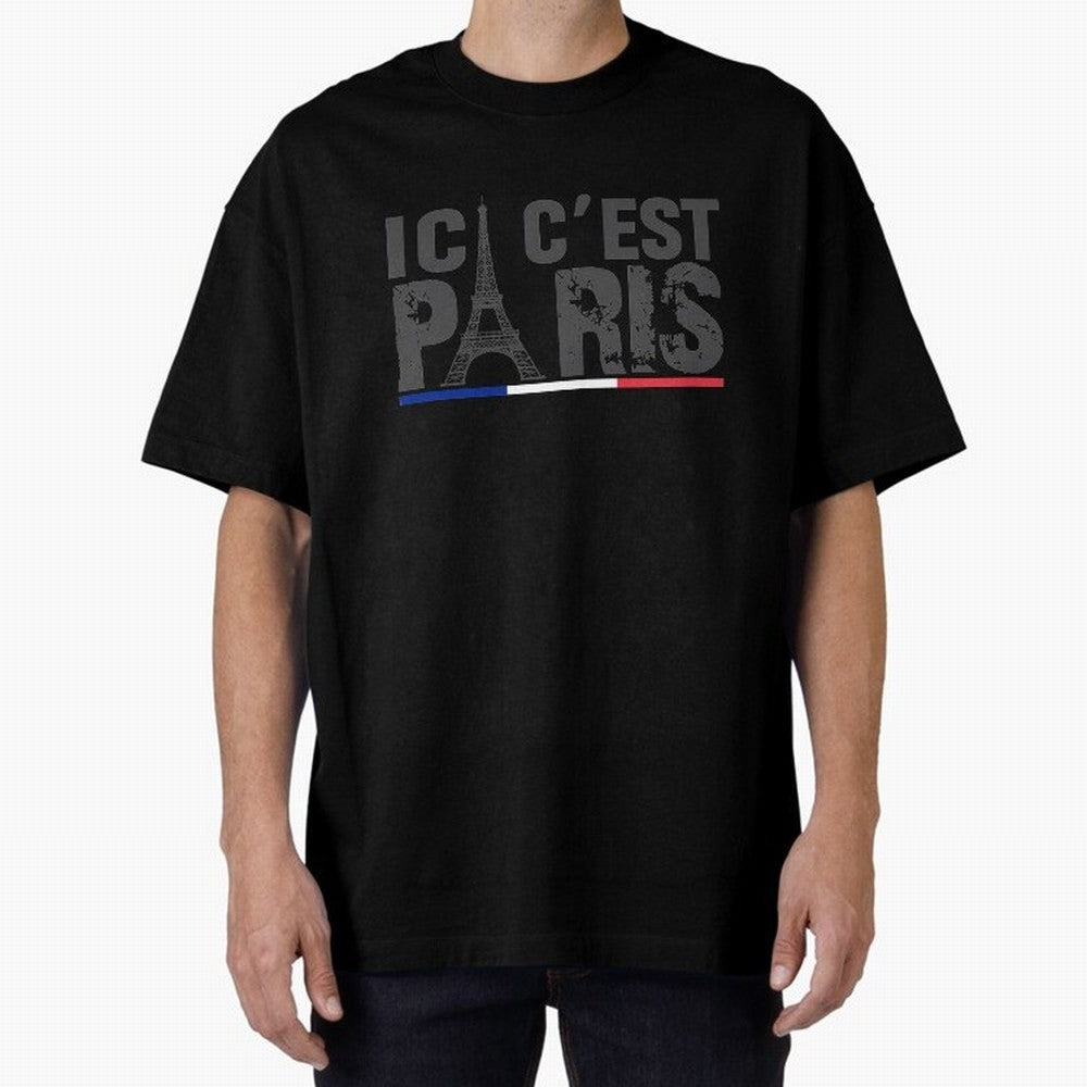 ici c'est paris Essential T-Shirt Feel the Heartbeat of Global Football Passion for FIFA World Cup 2026 Group Stage, Centered on CR7 and Messi, England, Football Festival Excitement, Trophy Ambitions, Country Rivalries and Star Player Buzz; Ideal