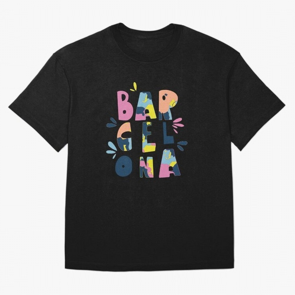 Barcelona Letters Classic T-Shirt Build the FIFA World Cup 2026 Group Stage Journey through Cristiano Ronaldo Highlights, France and Portugal Pride, Football Passion, Legendary Performances, Festival Vibes and Supporter Community; Made for Die Hard