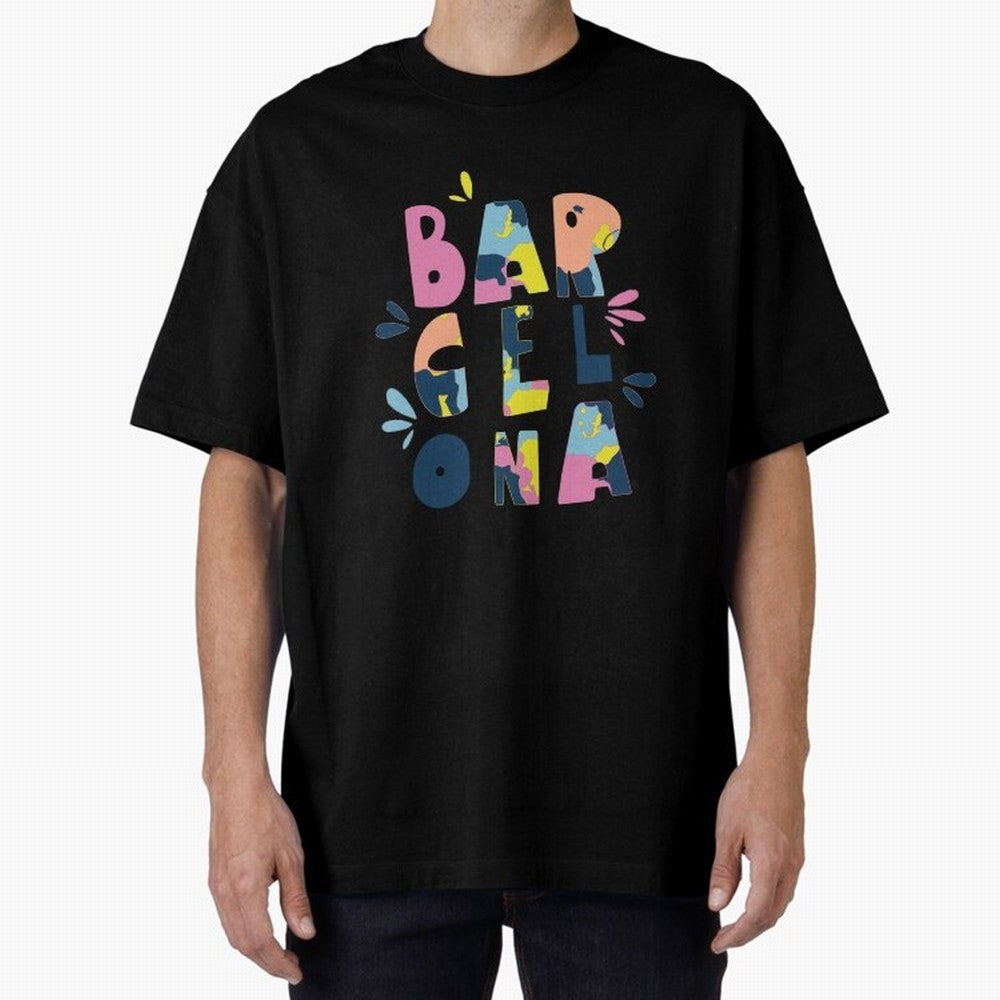 Barcelona Letters Classic T-Shirt Build the FIFA World Cup 2026 Group Stage Journey through Cristiano Ronaldo Highlights, France and Portugal Pride, Football Passion, Legendary Performances, Festival Vibes and Supporter Community; Made for Die Hard