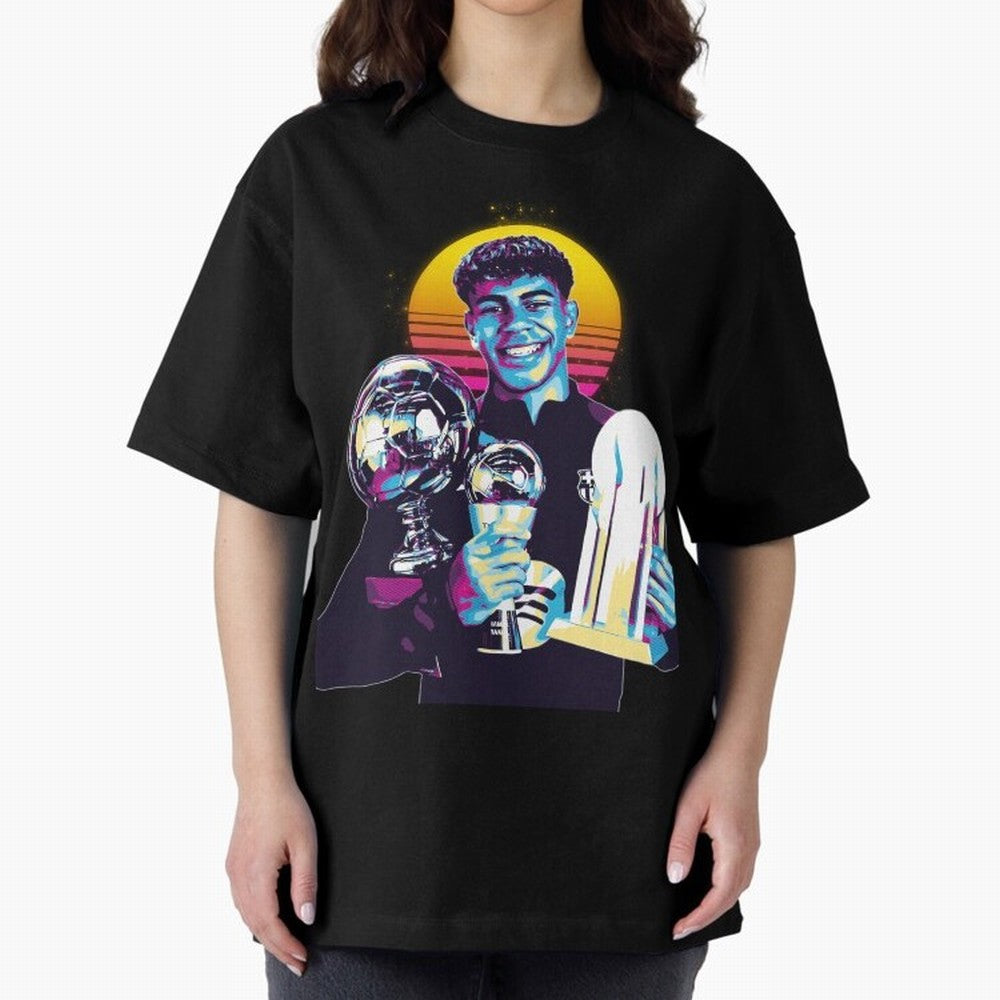 Lamine Yamal young player Classic T-Shirt Celebrate National Team Dreams in FIFA World Cup 2026 Group Stage Spirit, Highlighting Argentina and Brazil, Cristiano Ronaldo, Championship Spirit, Famous Goals, Roaring Crowds and International Football