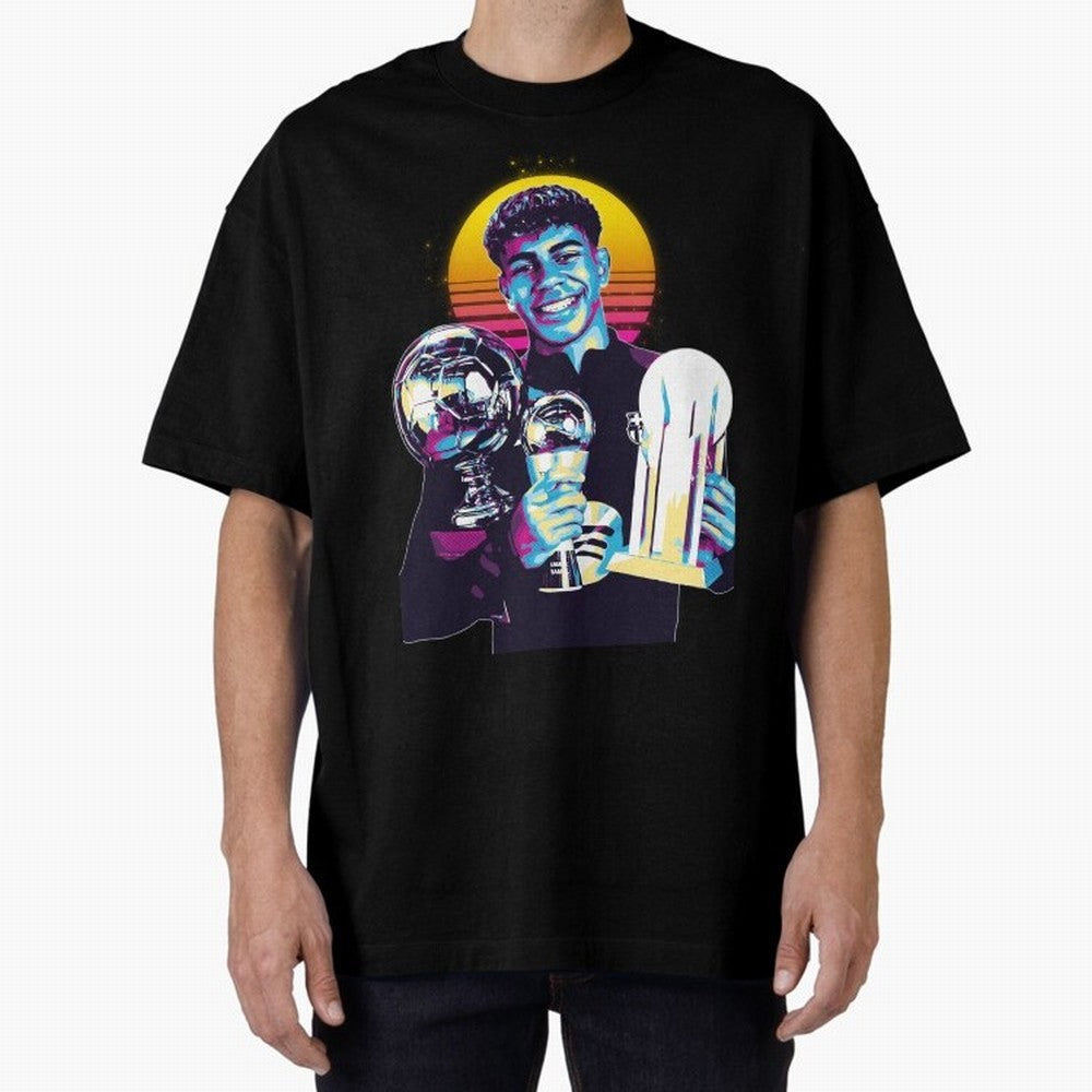 Lamine Yamal young player Classic T-Shirt Celebrate National Team Dreams in FIFA World Cup 2026 Group Stage Spirit, Highlighting Argentina and Brazil, Cristiano Ronaldo, Championship Spirit, Famous Goals, Roaring Crowds and International Football