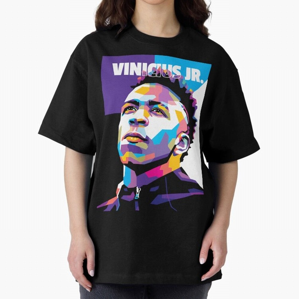 Vinicius Jr. in WPAP Style Essential T-Shirt Make the Season About FIFA World Cup 2026 USA Canada Mexico Centered on Cristiano Ronaldo, Haaland and CR7, Argentina Energy, Championship Spirit, Famous Goals, Roaring Crowds and International Football