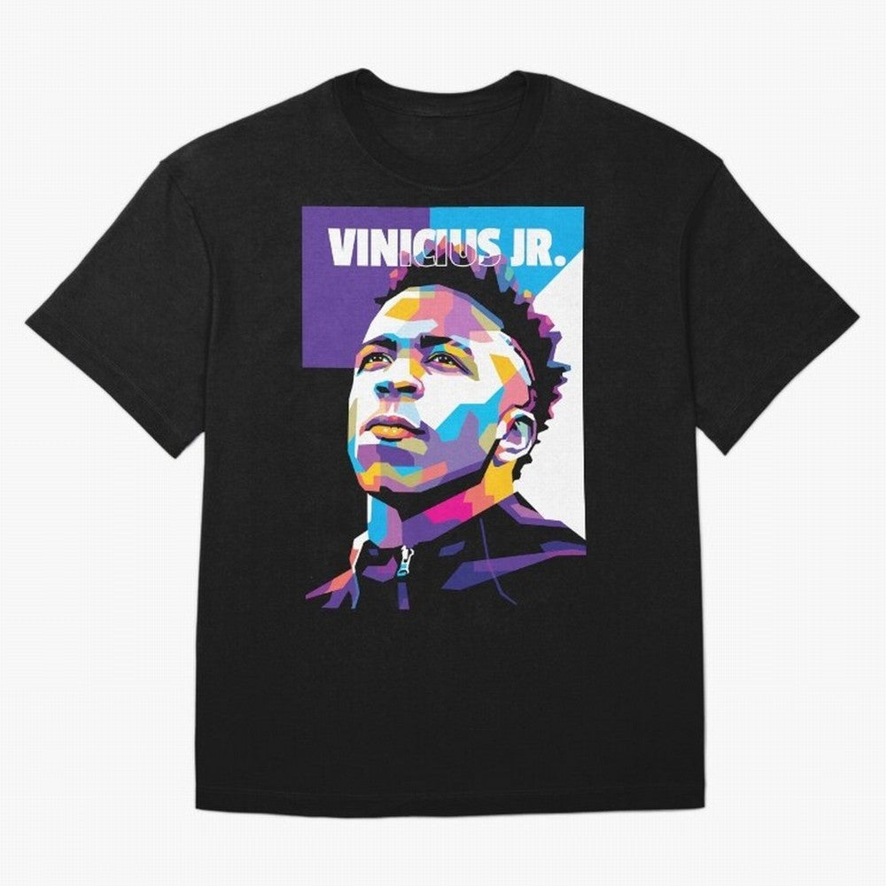 Vinicius Jr. in WPAP Style Essential T-Shirt Make the Season About FIFA World Cup 2026 USA Canada Mexico Centered on Cristiano Ronaldo, Haaland and CR7, Argentina Energy, Championship Spirit, Famous Goals, Roaring Crowds and International Football