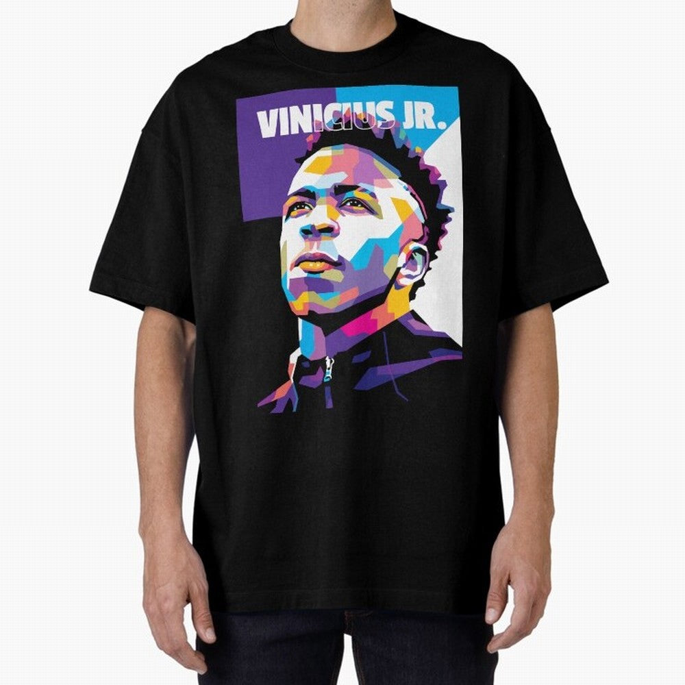 Vinicius Jr. in WPAP Style Essential T-Shirt Make the Season About FIFA World Cup 2026 USA Canada Mexico Centered on Cristiano Ronaldo, Haaland and CR7, Argentina Energy, Championship Spirit, Famous Goals, Roaring Crowds and International Football