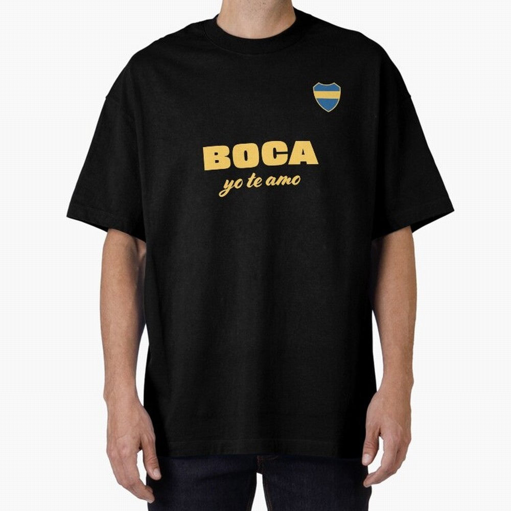 BOCA JUNIORS I LOVE YOU Fitted V-Neck T-Shirt Relive FIFA World Cup 2026 USA Canada Mexico for Fans of Messi and Germany, Bringing Fan Favorite Moments, National Team Passion, Big Match Drama and Soccer History; Perfect for People Who Love