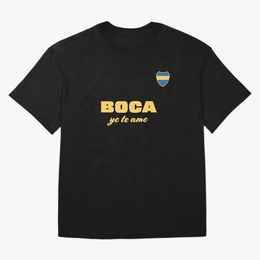 BOCA JUNIORS I LOVE YOU Fitted V-Neck T-Shirt Relive FIFA World Cup 2026 USA Canada Mexico for Fans of Messi and Germany, Bringing Fan Favorite Moments, National Team Passion, Big Match Drama and Soccer History; Perfect for People Who Love