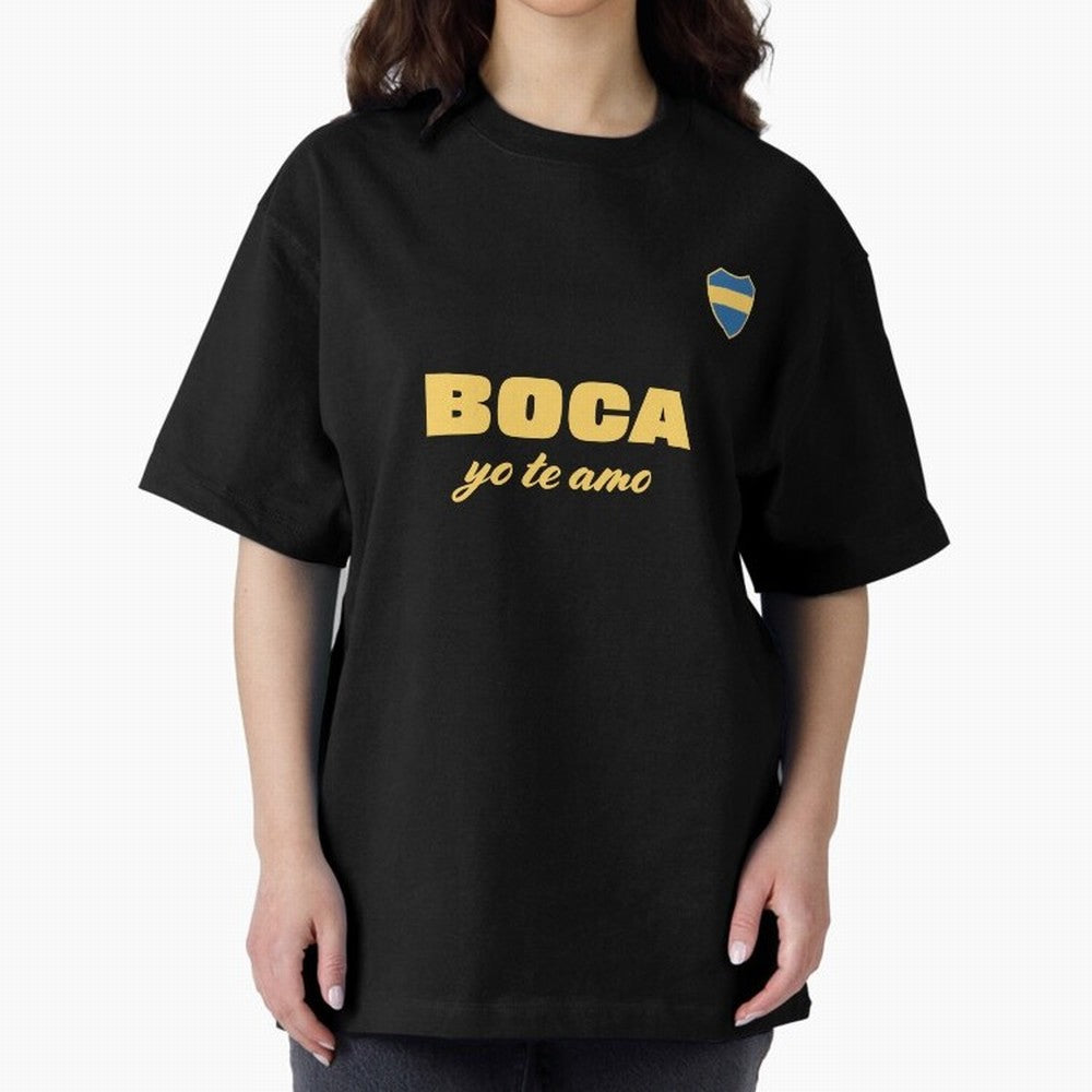 BOCA JUNIORS I LOVE YOU Fitted V-Neck T-Shirt Relive FIFA World Cup 2026 USA Canada Mexico for Fans of Messi and Germany, Bringing Fan Favorite Moments, National Team Passion, Big Match Drama and Soccer History; Perfect for People Who Love