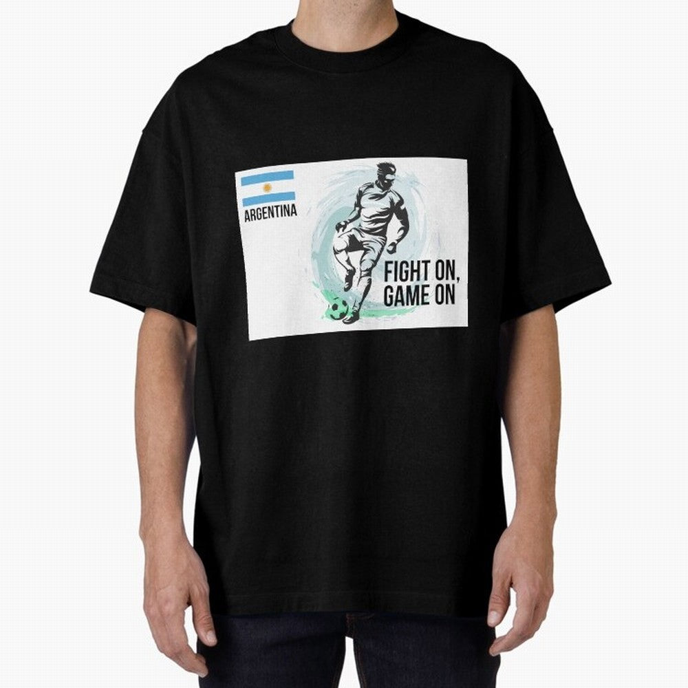 Argentinian Football Player Playing Football - Football Classic T-Shirt Celebrate Golden Goal Energy in the FIFA World Cup 2026 Group Stage Journey through Haaland and Mbappe Highlights, Netherlands Pride, Classic Soccer Heritage, Championship