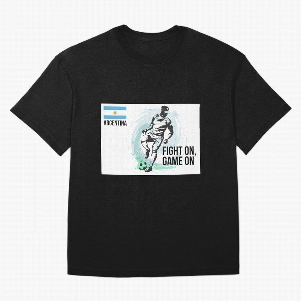 Argentinian Football Player Playing Football - Football Classic T-Shirt Celebrate Golden Goal Energy in the FIFA World Cup 2026 Group Stage Journey through Haaland and Mbappe Highlights, Netherlands Pride, Classic Soccer Heritage, Championship