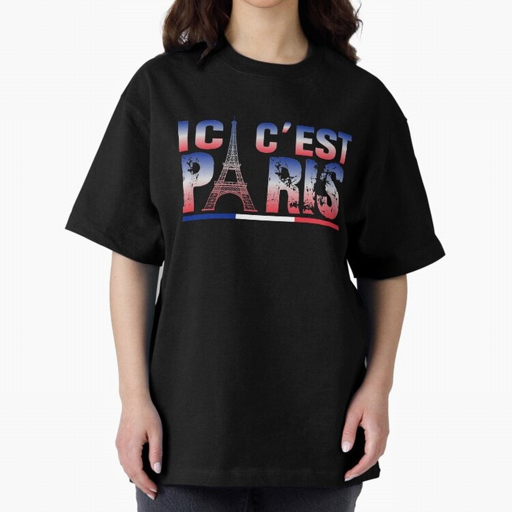 ici c'est paris Essential T-Shirt Celebrate the Magic of Global Football Passion for FIFA World Cup 2026 Group Stage, Centered on Neymar, Netherlands, Game Day Rituals, Football Legends, Country Pride and the Road to the Final; Ideal for Passionate