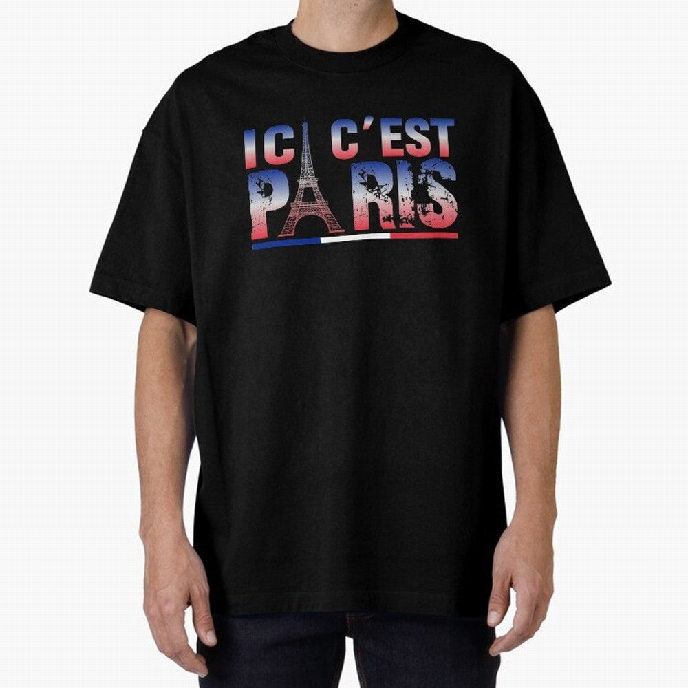 ici c'est paris Essential T-Shirt Celebrate the Magic of Global Football Passion for FIFA World Cup 2026 Group Stage, Centered on Neymar, Netherlands, Game Day Rituals, Football Legends, Country Pride and the Road to the Final; Ideal for Passionate