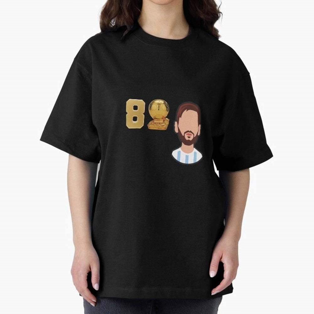 GOAT Legacy: Messi's 8 Ballon d'Or Victories, FCB, Leo Messi Classic T-Shirt Relive the Noise and Pride of the FIFA World Cup 2026 Journey through Messi, Neymar and Mbappe Highlights, England, France and Netherlands Pride, Vintage Soccer Flavor,