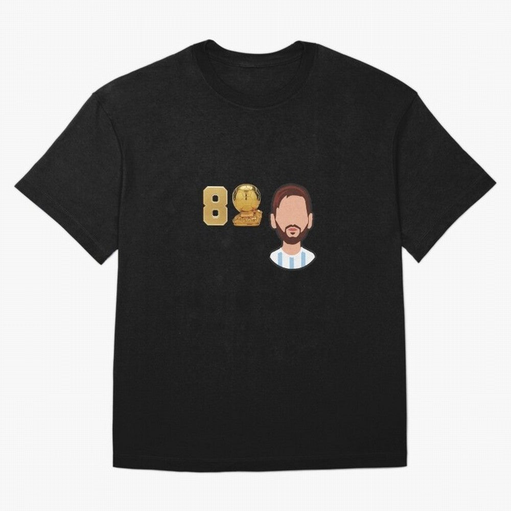 GOAT Legacy: Messi's 8 Ballon d'Or Victories, FCB, Leo Messi Classic T-Shirt Relive the Noise and Pride of the FIFA World Cup 2026 Journey through Messi, Neymar and Mbappe Highlights, England, France and Netherlands Pride, Vintage Soccer Flavor,