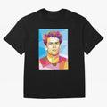 Riqui Puig in Pop Art Portrait Style Classic T-Shirt Carry the Colors and Pride of FIFA World Cup 2026 USA Canada Mexico for Fans of Neymar, Haaland and Cristiano Ronaldo and England, Bringing Goal Celebration Energy, Supporter Heritage, Football