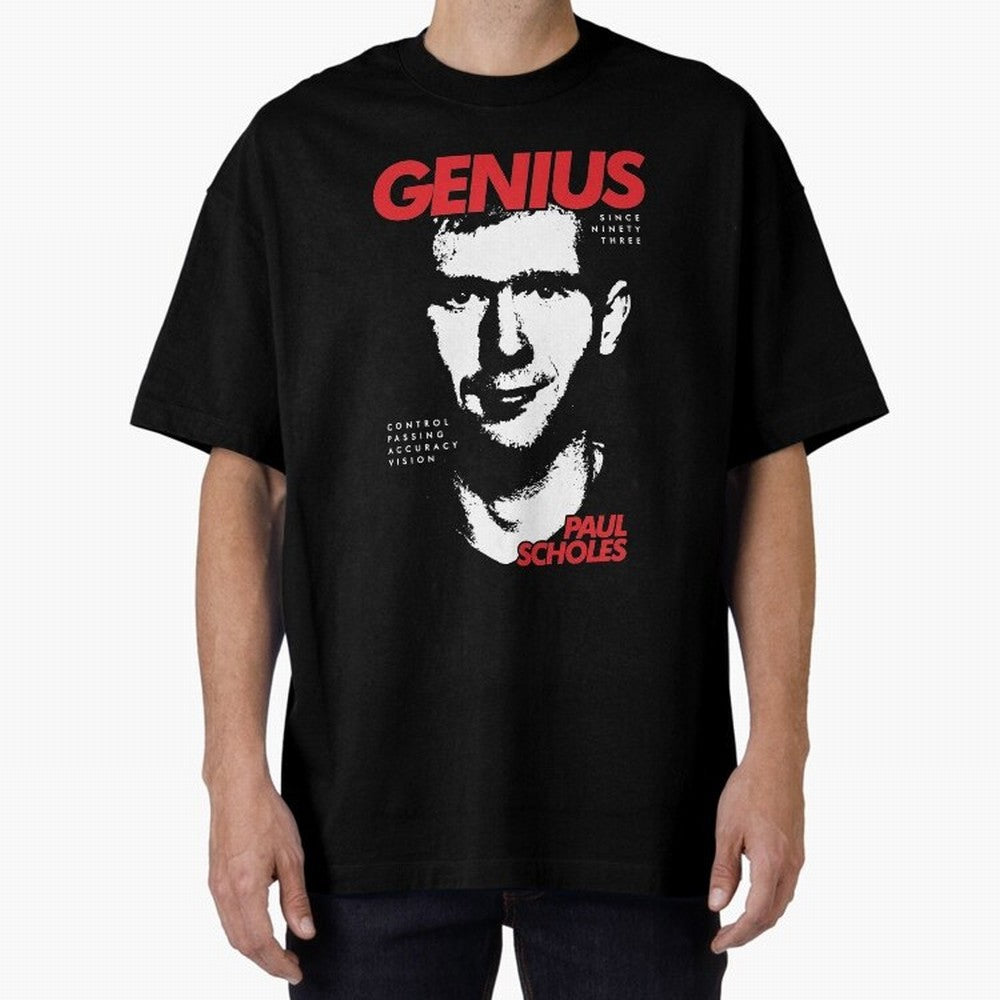 Paul Scholes - Manchester United Legend Oversized T-Shirt Back Your Heroes with Match Day Hype around FIFA World Cup 2026, Mbappe and Neymar, England, Champion Mindset, Group Stage Buzz, Knockout Tension and Passionate Fan Culture; Perfect for