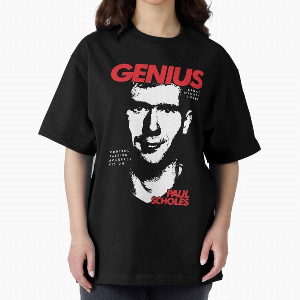 Paul Scholes - Manchester United Legend Oversized T-Shirt Back Your Heroes with Match Day Hype around FIFA World Cup 2026, Mbappe and Neymar, England, Champion Mindset, Group Stage Buzz, Knockout Tension and Passionate Fan Culture; Perfect for