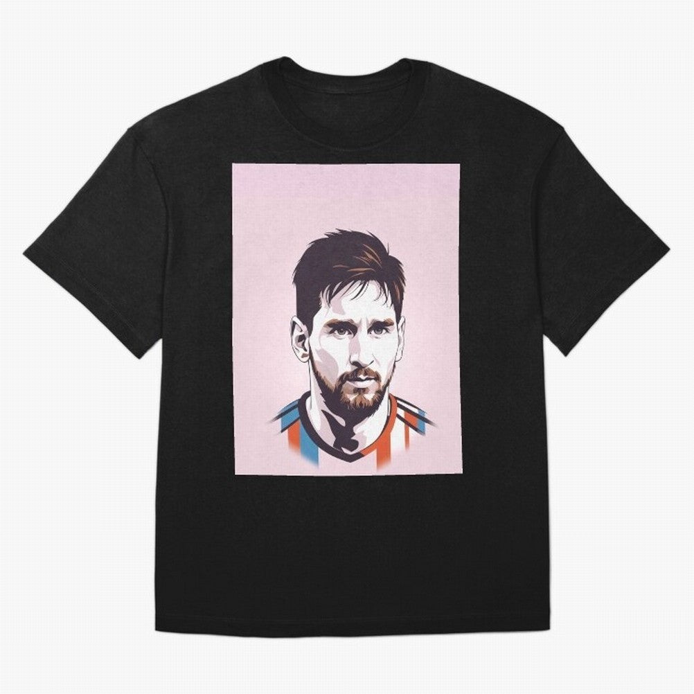 Messi Pop Art Graphic T-Shirt Represent the FIFA World Cup 2026 Journey through Neymar, Haaland and Cristiano Ronaldo Highlights, Germany Pride, Match Day Excitement, Supporter Culture, Golden Goals and Global Football Passion; Perfect for People