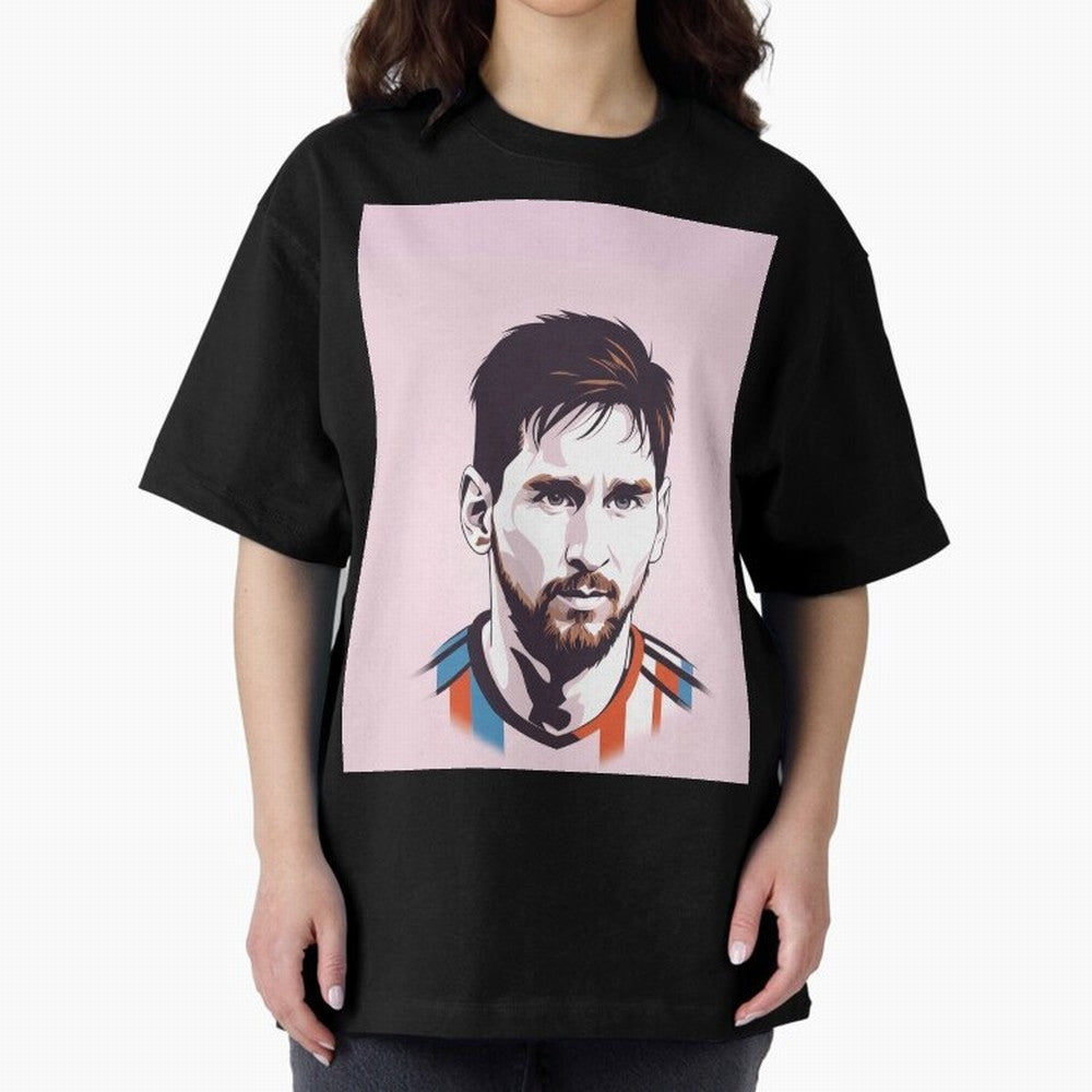 Messi Pop Art Graphic T-Shirt Represent the FIFA World Cup 2026 Journey through Neymar, Haaland and Cristiano Ronaldo Highlights, Germany Pride, Match Day Excitement, Supporter Culture, Golden Goals and Global Football Passion; Perfect for People