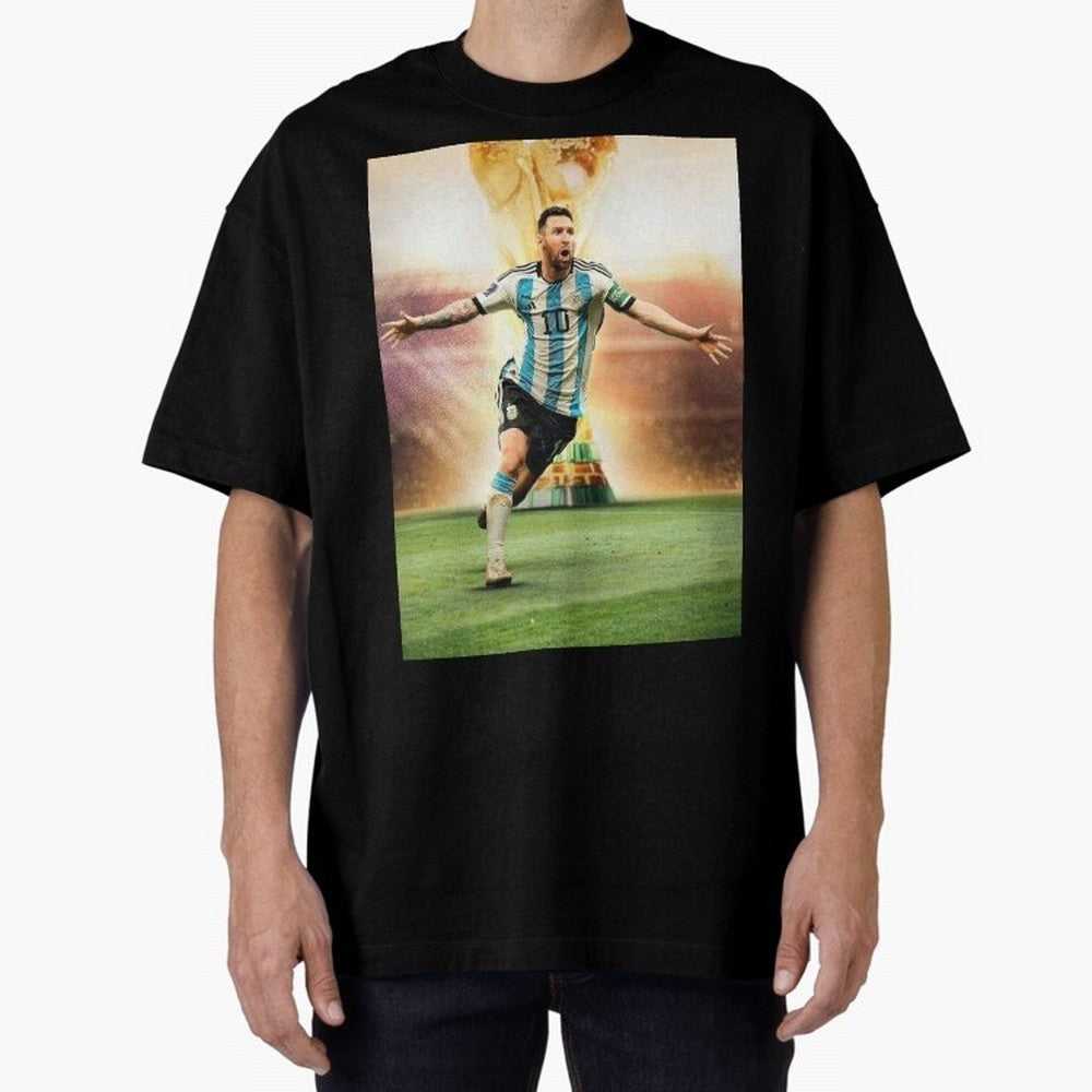 Messi Graphic T-Shirt Represent the Passion of Match Day Hype around FIFA World Cup 2026 USA Canada Mexico, Cristiano Ronaldo, Haaland and CR7, England, Global Supporter Spirit, Legendary Goals, National Colors and Tournament Celebration; Perfect