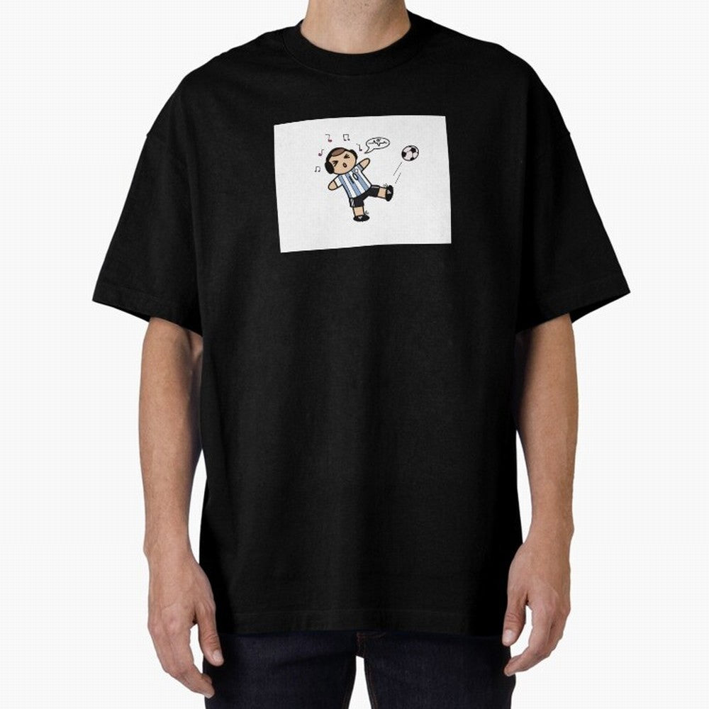 Musical Messi Premium T-Shirt Celebrate Rivalries and Pride in the FIFA World Cup 2026 Journey through Mbappe and Neymar Highlights, Argentina Pride, Worldwide Fan Energy, Dramatic Goals, Stadium Lights and Championship Celebrations; Great for