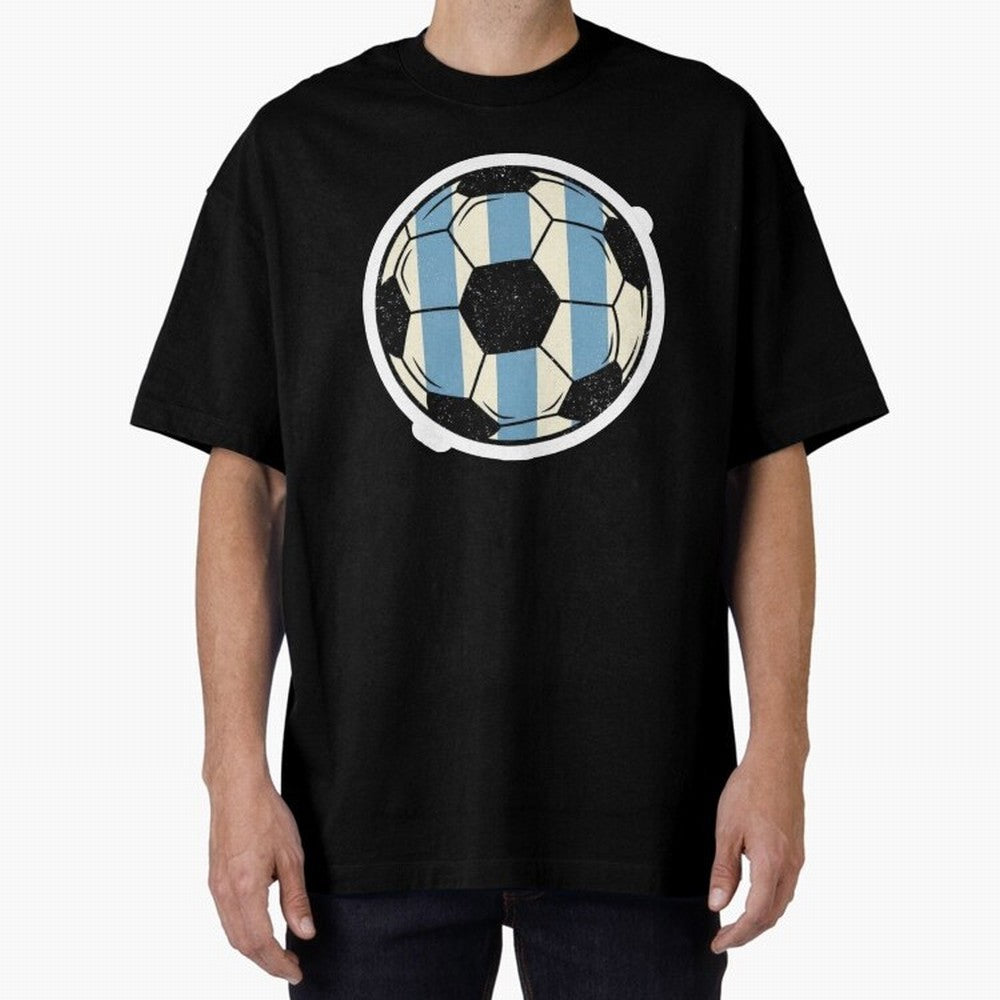 Soccer ball sticker || Buenos Aires Vibes Premium T-Shirt Join FIFA World Cup 2026 USA Canada Mexico Spirit, with Portugal, Spain and Germany, Neymar, Vintage Soccer Flavor, Modern Football Stars, National Flags and Final Night Emotion; Created for