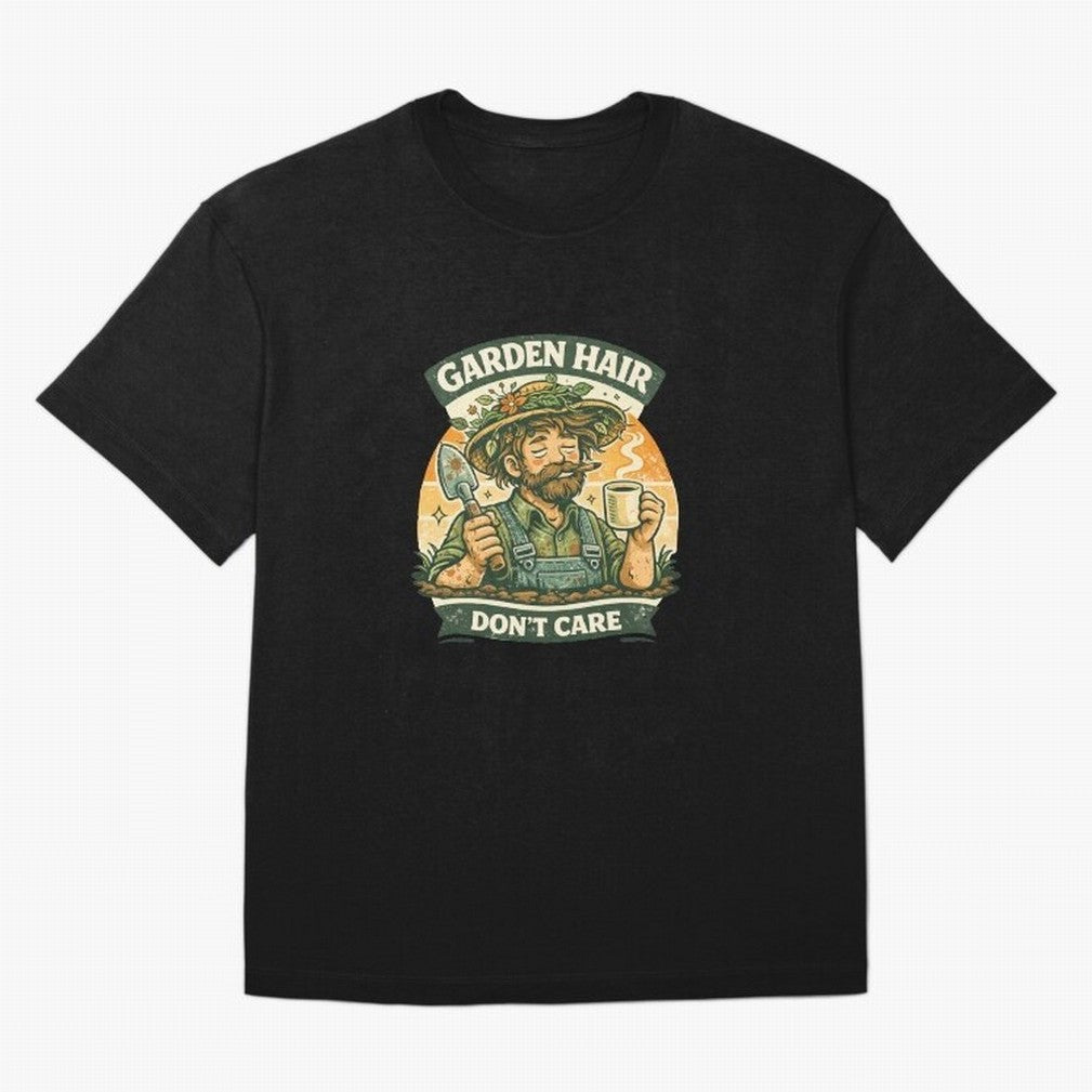 Garden Hair Don't Care - Funny Retro Gardener for Men Classic T-Shirt Experience the Global Stage of Global Football Passion for FIFA World Cup 2026, Built around Messi and Cristiano Ronaldo, Argentina and Brazil, Fan Favorite Moments, National