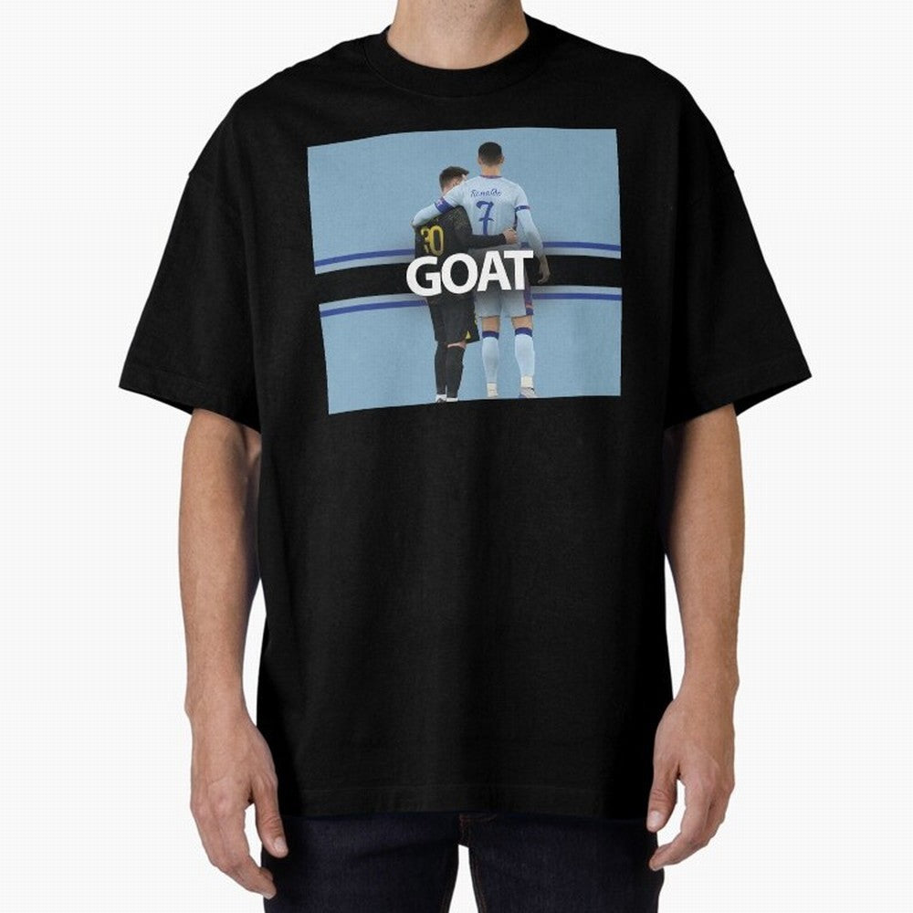 The Two Goats Messi & Ronaldo Premium T-Shirt Bring Stadium Energy to the FIFA World Cup 2026 Journey through Mbappe and Neymar Highlights, Netherlands Pride, Sports Nostalgia, International Competition, Famous Players and Unforgettable Victories;