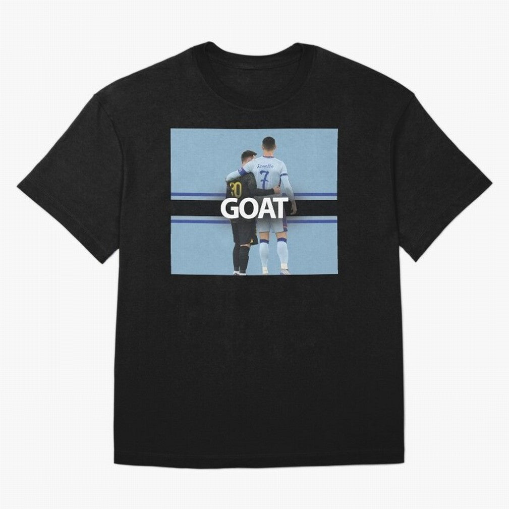 The Two Goats Messi & Ronaldo Premium T-Shirt Bring Stadium Energy to the FIFA World Cup 2026 Journey through Mbappe and Neymar Highlights, Netherlands Pride, Sports Nostalgia, International Competition, Famous Players and Unforgettable Victories;