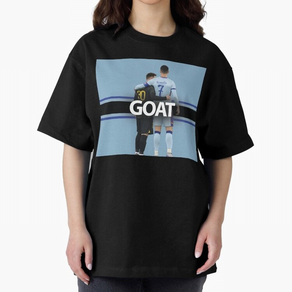 The Two Goats Messi & Ronaldo Premium T-Shirt Bring Stadium Energy to the FIFA World Cup 2026 Journey through Mbappe and Neymar Highlights, Netherlands Pride, Sports Nostalgia, International Competition, Famous Players and Unforgettable Victories;