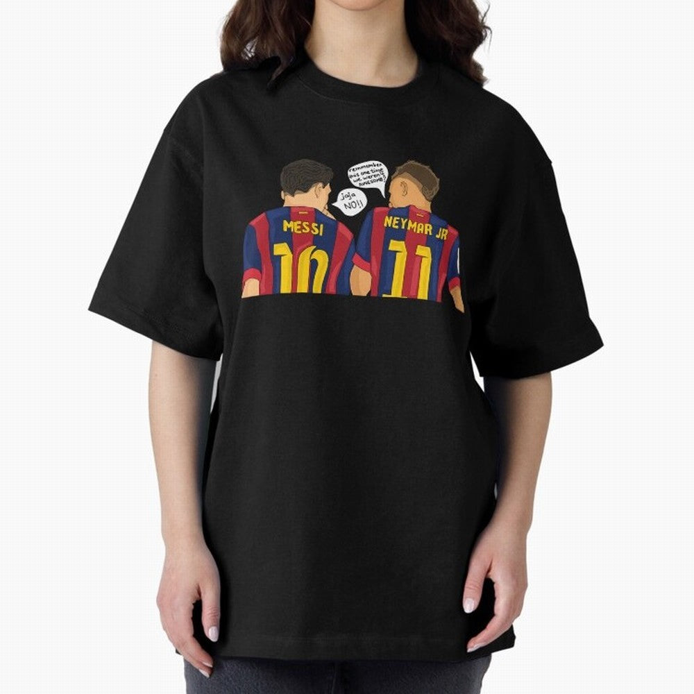 Messi Neymar fcbarcelona Classic T-Shirt Join Supporters Worldwide for Match Day Hype around FIFA World Cup 2026, Neymar, Brazil, Football History, Final Match Energy, Crowd Noise and Once in a Lifetime Moments; Ideal for Fans Who Follow Messi,