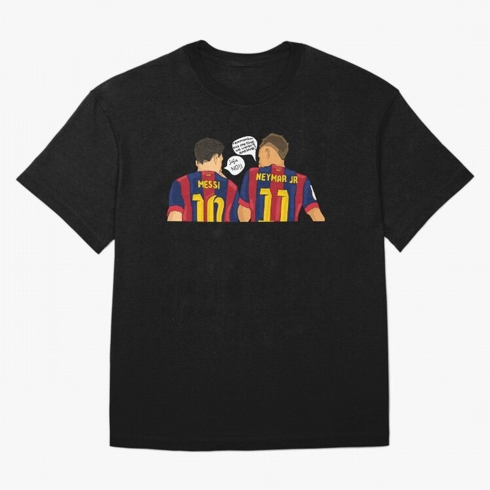 Messi Neymar fcbarcelona Classic T-Shirt Join Supporters Worldwide for Match Day Hype around FIFA World Cup 2026, Neymar, Brazil, Football History, Final Match Energy, Crowd Noise and Once in a Lifetime Moments; Ideal for Fans Who Follow Messi,