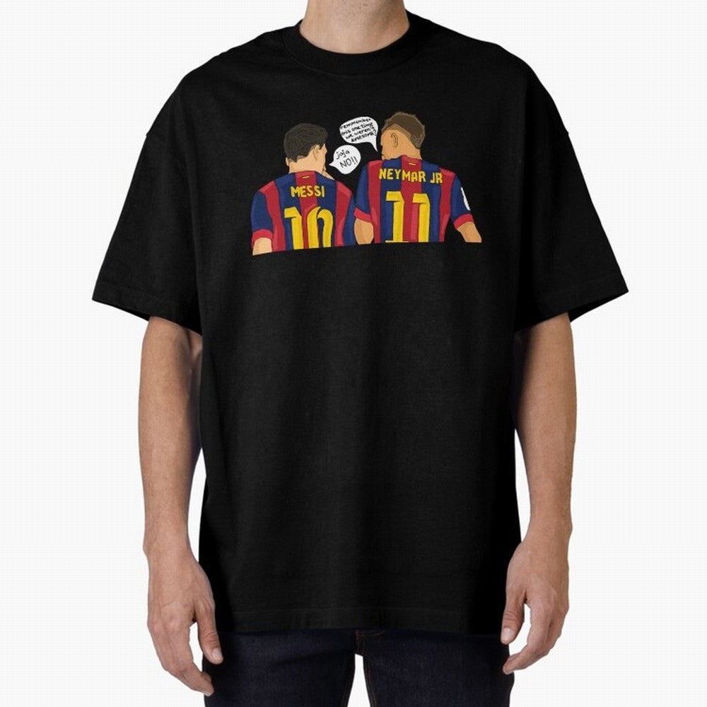 Messi Neymar fcbarcelona Classic T-Shirt Join Supporters Worldwide for Match Day Hype around FIFA World Cup 2026, Neymar, Brazil, Football History, Final Match Energy, Crowd Noise and Once in a Lifetime Moments; Ideal for Fans Who Follow Messi,